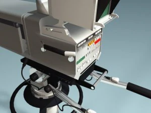 broadcast camera 3D Model