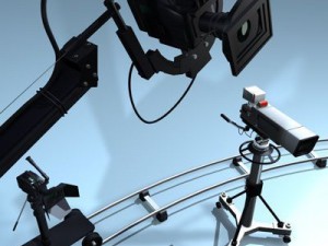 broadcast camera collection 3D Model