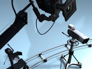 broadcast camera collection 3D Model