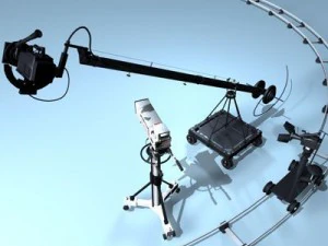 broadcast camera collection 3D Model