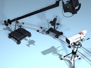 broadcast camera collection 3D Model