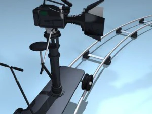 broadcast camera collection 3D Model