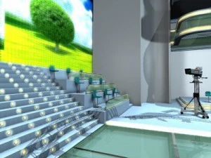 televisore 7 Modello 3D