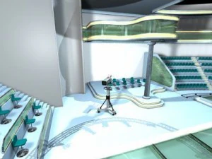 televisore 7 Modello 3D