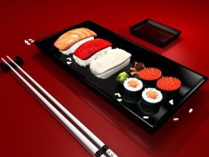 sushi plate 3D Model