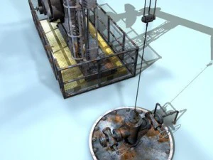 pumpjack Modello 3D
