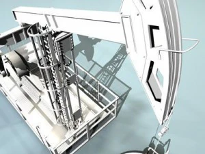 pumpjack Modello 3D