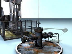 pumpjack Modello 3D