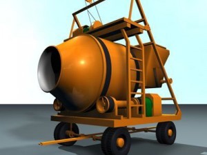 concrete mixer 3D Model