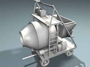 concrete mixer 3D Модель