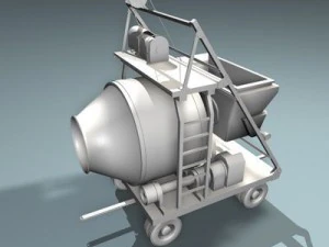 concrete mixer 3D Model