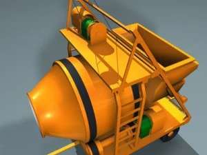 concrete mixer 3D Model
