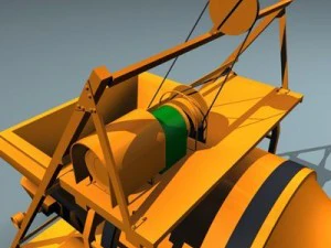 concrete mixer 3D Model