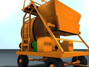 concrete mixer 3D Model