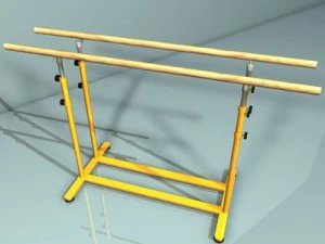 barras paralelas Modelo 3D