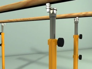 barras paralelas Modelo 3D