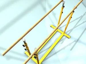 barras paralelas Modelo 3D