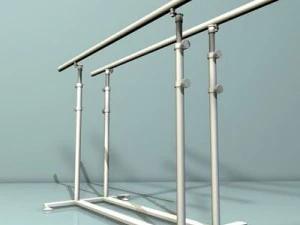 barras paralelas Modelo 3D