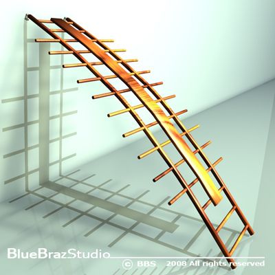 orthopaedic wall bars 3D Model .c4d .max .obj .3ds .fbx .stl .blend 