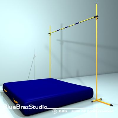 high jump 3D Model .c4d .max .obj .3ds .fbx .stl .blend 