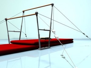 uneven bars 3D Model
