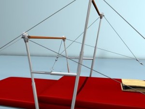 uneven bars 3D Model