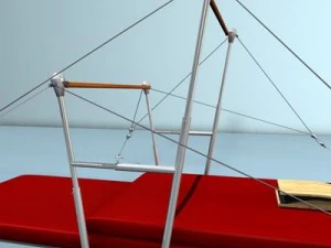 고르지 않은 막대 3D 모델