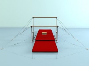 uneven bars 3D Model