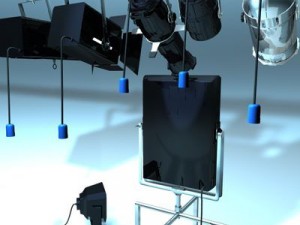 stage lights collection 3D Model