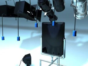 podiumverlichting collectie 3D Model