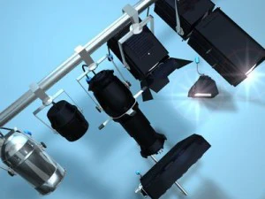 podiumverlichting collectie 3D Model