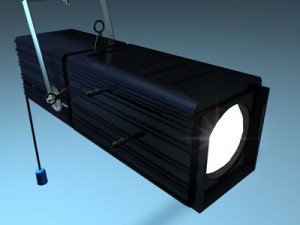 stage lights collection 3D Model