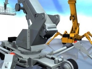 wheeled spider platform 3D Model