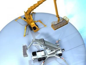 wheeled spider platform 3D Model