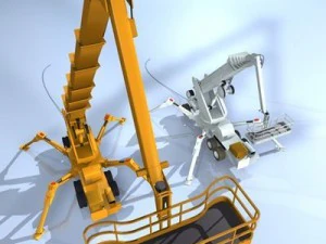 wheeled spider platform 3D Model