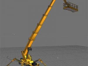 wheeled spider platform 3D Model