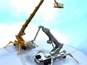 wheeled spider platform 3D Model