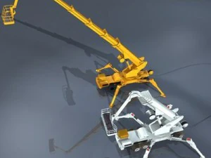 wheeled spider platform 3D Model