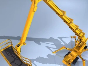 wheeled spider platform 3D Model