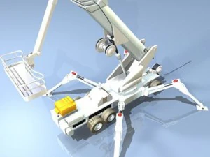 wheeled spider platform 3D Model