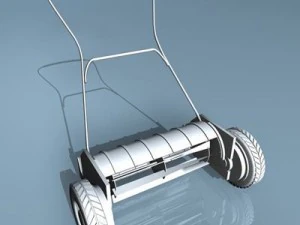 empujar el cortac&eacute;sped Modelo 3D