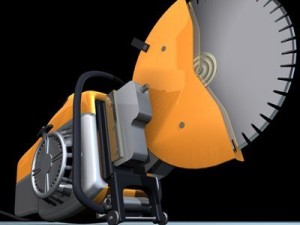 cut off saw 3D Model