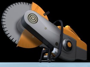cut off saw 3D 모델