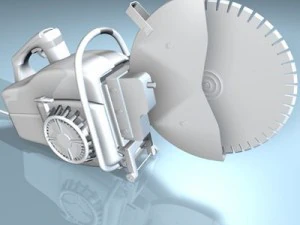 cut off saw 3D Model