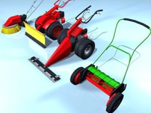 mower collection 3D Model