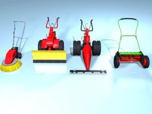 mower collection 3D Model