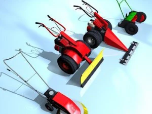 mower collection 3D Model