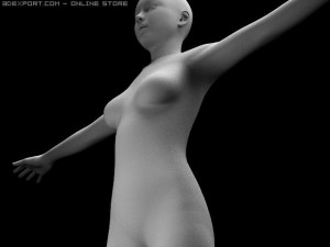woman 3D 模型