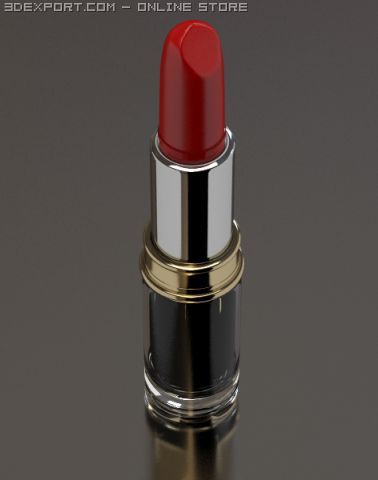lipstick Modèle 3D .c4d .max .obj .3ds .fbx .stl .blend 