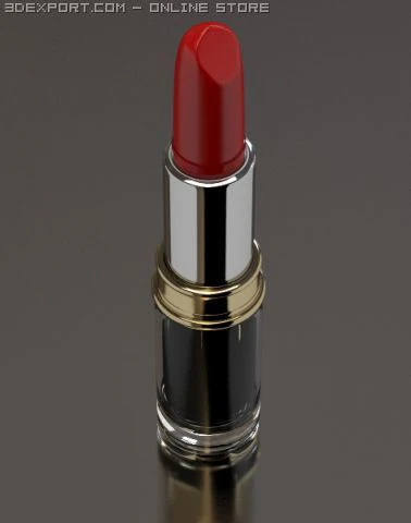 lipstick 3D Model .c4d .max .obj .3ds .fbx .stl .blend
